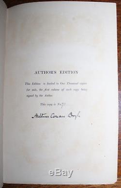 1903 Works of Arthur Conan Doyle SIGNED Limited Edition Sherlock Holmes 12 Vols