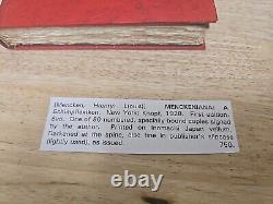 1928 Vintage Book Menckeniana A Schimpflexikon Signed Limited Edition #36/80