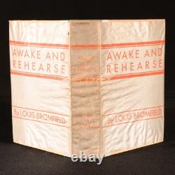1929 Awake and Rehearse Louis Bromfield Autographed Limited Edition Slipcase