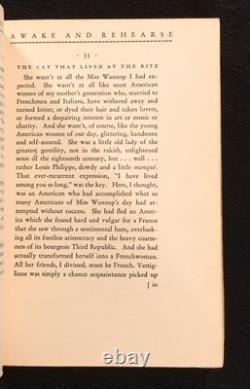 1929 Awake and Rehearse Louis Bromfield Autographed Limited Edition Slipcase