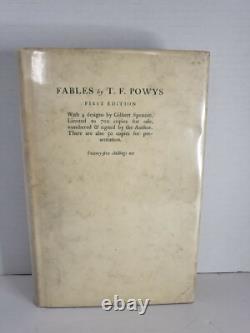 (1929) Signed T. F. Powys Fables #'d 235 of 750 (HCDJ) (1st Ed / 1st Print)