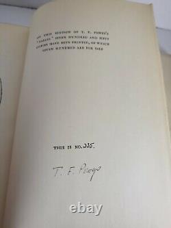 (1929) Signed T. F. Powys Fables #'d 235 of 750 (HCDJ) (1st Ed / 1st Print)