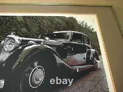 1937 Bentley Limited Edition 84/400 Serigraph Print With Frame, Signed By Artist