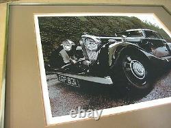 1937 Bentley Limited Edition 84/400 Serigraph Print With Frame, Signed By Artist