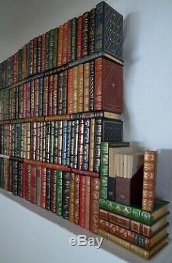 1970s Vintage Leather Book Collection, Signed Franklin Library Lot 136 Pieces