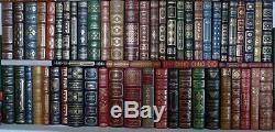 1970s Vintage Leather Book Collection, Signed Franklin Library Lot 136 Pieces