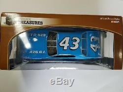 1971 Plymouth #43 Richard Petty Autographed Road Runner Blue Ertl 1/18 Replica