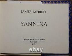 1973 Yannina SIGNED Limited Edition James Merrill The Phoenix Book Shop