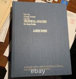 1974 Technical Analysis Stock Market James Dines 3rd Printing- SIGNED