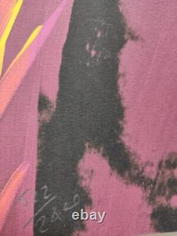 1980s Andy Warhol Signed Limited Edition Lithograph Muhammad Ali