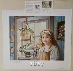 1990 Pati Bannister Signed Numbered SONGBIRD Limited Edition #44/485 with CoA