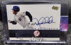 1999 Upper Deck Ionix Derek Jeter Authentics Auto Card NY Yankees Autograph