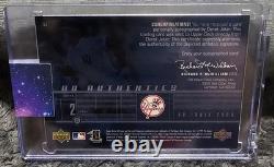 1999 Upper Deck Ionix Derek Jeter Authentics Auto Card NY Yankees Autograph