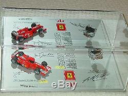 1/43 Auto Barn MR Ferrari F2001 F1 race engine Schumacher signed limited edition