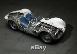 1 OF 6, SIGNED, MODIFIED, & WEATHERED CMC 118 Maserati Tipo 61'Birdcage' #66