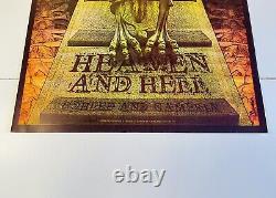 2009 Heaven and Hell Limited Edition Autographed Concert Poster