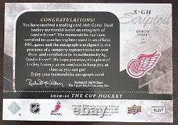 2010-11 UD The Cup Scripted Sticks Gordie Howe /35 Auto