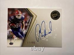 2010 Aaron Hernandez Press Pass Authentics Autograph Rookie Card