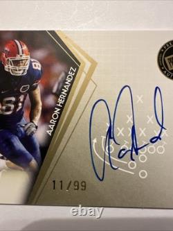 2010 Aaron Hernandez Press Pass Authentics Autograph Rookie Card
