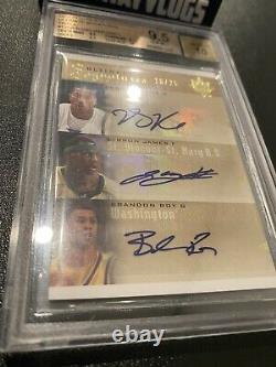 2010 Ultimate Collection Triple Auto Lebron James BGS 9.5 10 Auto Rose Roy Cheap