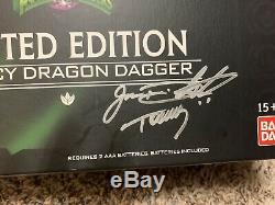 2014 SDCC Power Rangers Legacy DRAGON DAGGER Limited SIGNED 24k Gold 658 / 1000