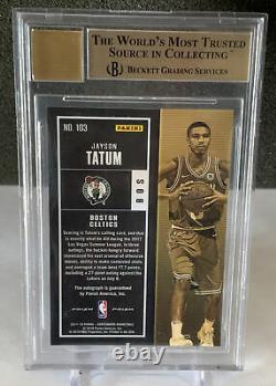 2017 Jayson Tatum Contenders Premium Rookie Ticket Silver Prizm Bgs 9.5 10 Auto