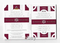 2019 National Treasures Decades Booklet 1980s And 1990s 02/10 (6 AUTOGRAPHS)