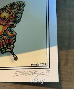 2019 VIP Dead & Company Tour Poster Limited Edition/Signed Numbered EMEK