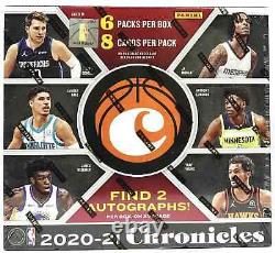 2020-21 Panini Chronicles Nba Basketball Hobby Box New Free Shipping