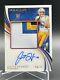 2020 Panini Immaculate Football 4/25 Justin Herbert 4 Color Rookie Patch Auto
