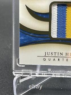 2020 Panini Immaculate Football /99 Justin Herbert Rookie 4 Color Patch Auto