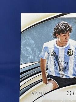 2020 Panini Immaculate Soccer Diego Maradona 22/25 Immaculate Sapphire Auto