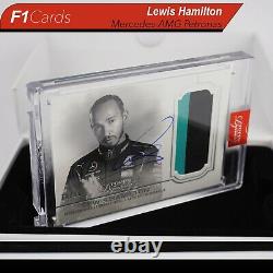 2020 Topps Dynasty Formula 1 Lewis Hamilton Auto Patch 10/10 (Duel Color Patch!)