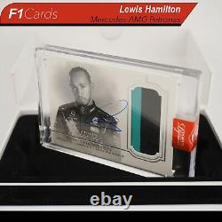 2020 Topps Dynasty Formula 1 Lewis Hamilton Auto Patch 10/10 (Duel Color Patch!)