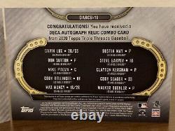 2020 Topps Triple Threads DECA 10 AUTOS Los Angeles Dodgers World Series LE 4/10