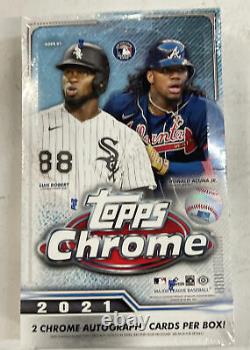 2021 Topps Chrome Baseball Hobby Box Brand New