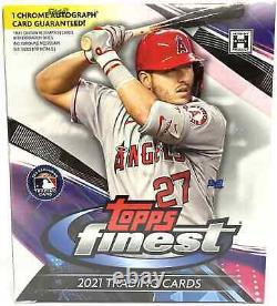 2021 Topps Finest Baseball Hobby Box Brand New Sealed Free Priority Shipping