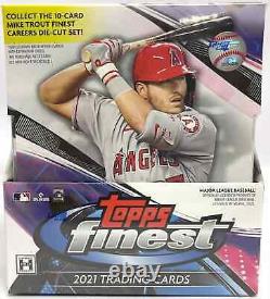 2021 Topps Finest Baseball Hobby Box Brand New Sealed Free Priority Shipping