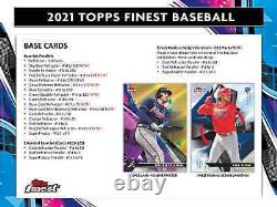 2021 Topps Finest Baseball Hobby Box Brand New Sealed Free Priority Shipping