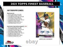 2021 Topps Finest Baseball Hobby Box Brand New Sealed Free Priority Shipping