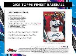 2021 Topps Finest Baseball Hobby Box Brand New Sealed Free Priority Shipping