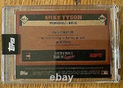 2021 Topps Mike Tyson On Card Auto /86 Once Upon A Time In Queens NY METS