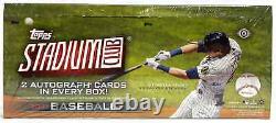 2021 Topps Stadium Club Baseball Hobby Box Brand New Free Priority Ship