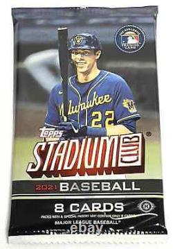 2021 Topps Stadium Club Baseball Hobby Box Brand New Free Priority Ship