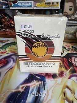 2022 Historic Autographs Retrograph 2 Baseball Sealed Hobby Box 40 Autograph