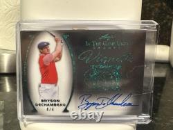 2022 Leaf in the Game Used Sports Vignette Autograph Bryson DeChambeau # 4/4
