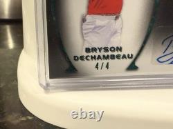 2022 Leaf in the Game Used Sports Vignette Autograph Bryson DeChambeau # 4/4