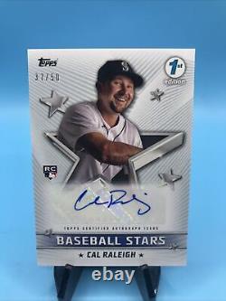 2022 Topps CAL RALEIGH ROOKIE AUTOGRAPH /50 Baseball Stars RC 1st Edition! 37/50