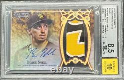 2022 Topps Dynasty Autograph Patch Blake Snell Auto /5 BECKETT 8.5