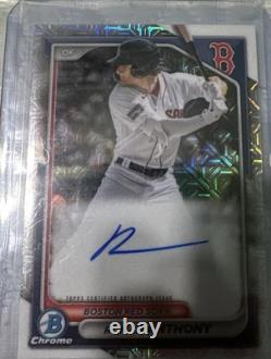 2023 Bowman Chrome Prospect Autographs Roman Anthony #CPA-RA Refractor